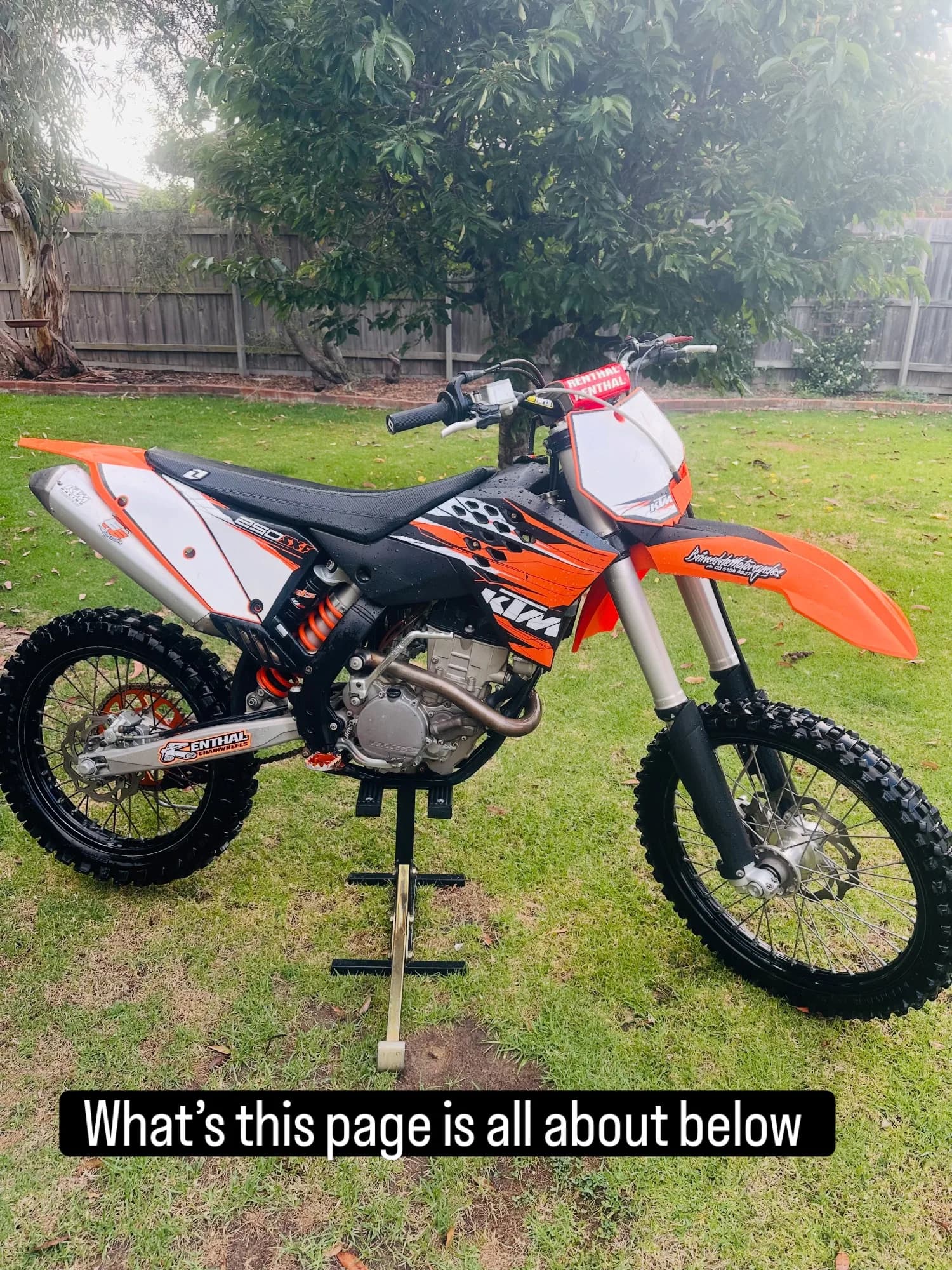2010 KTM 250 SX-F for sale in VIC