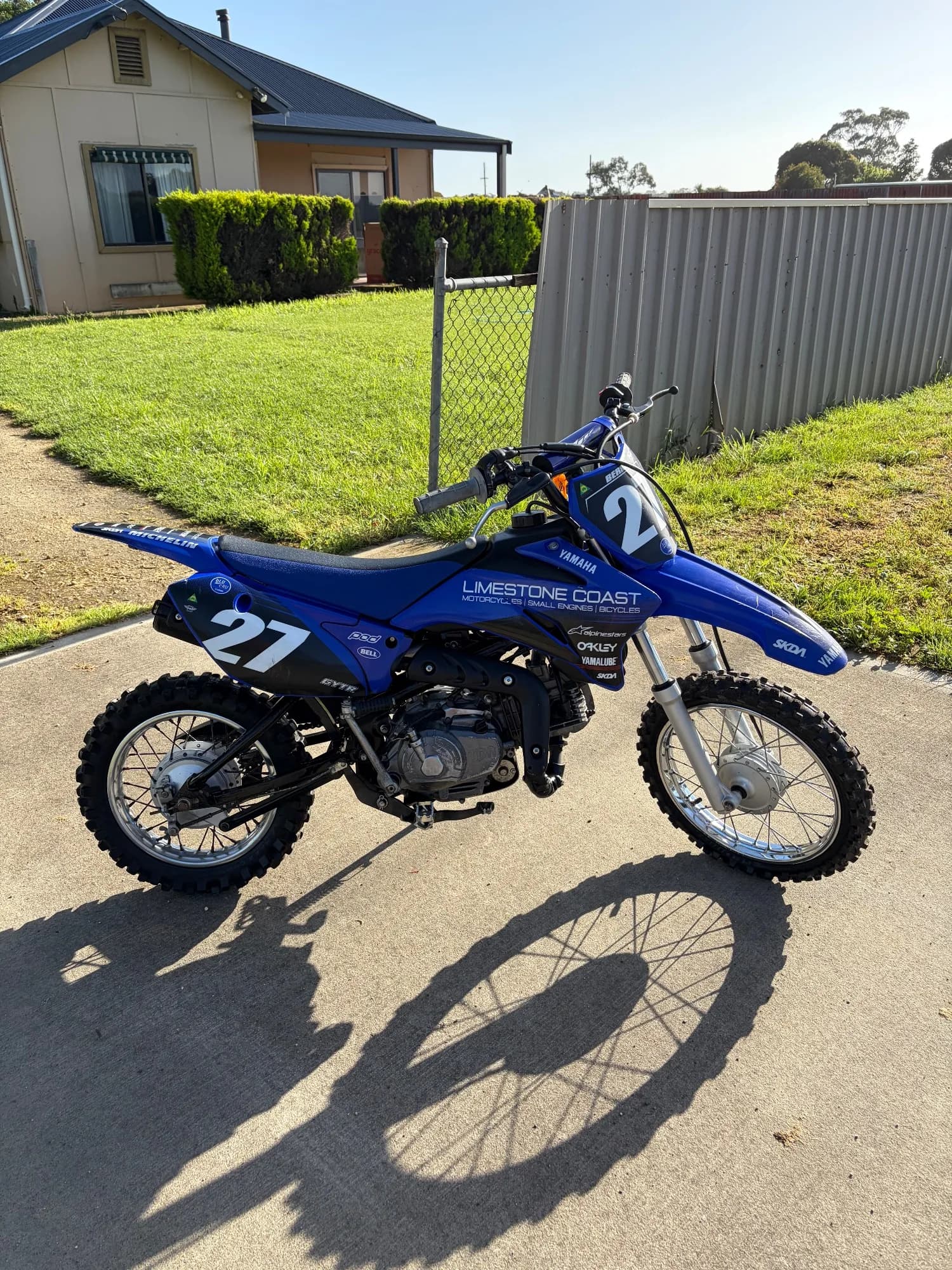 2023 Yamaha TT-R110E — photo 1 of 4